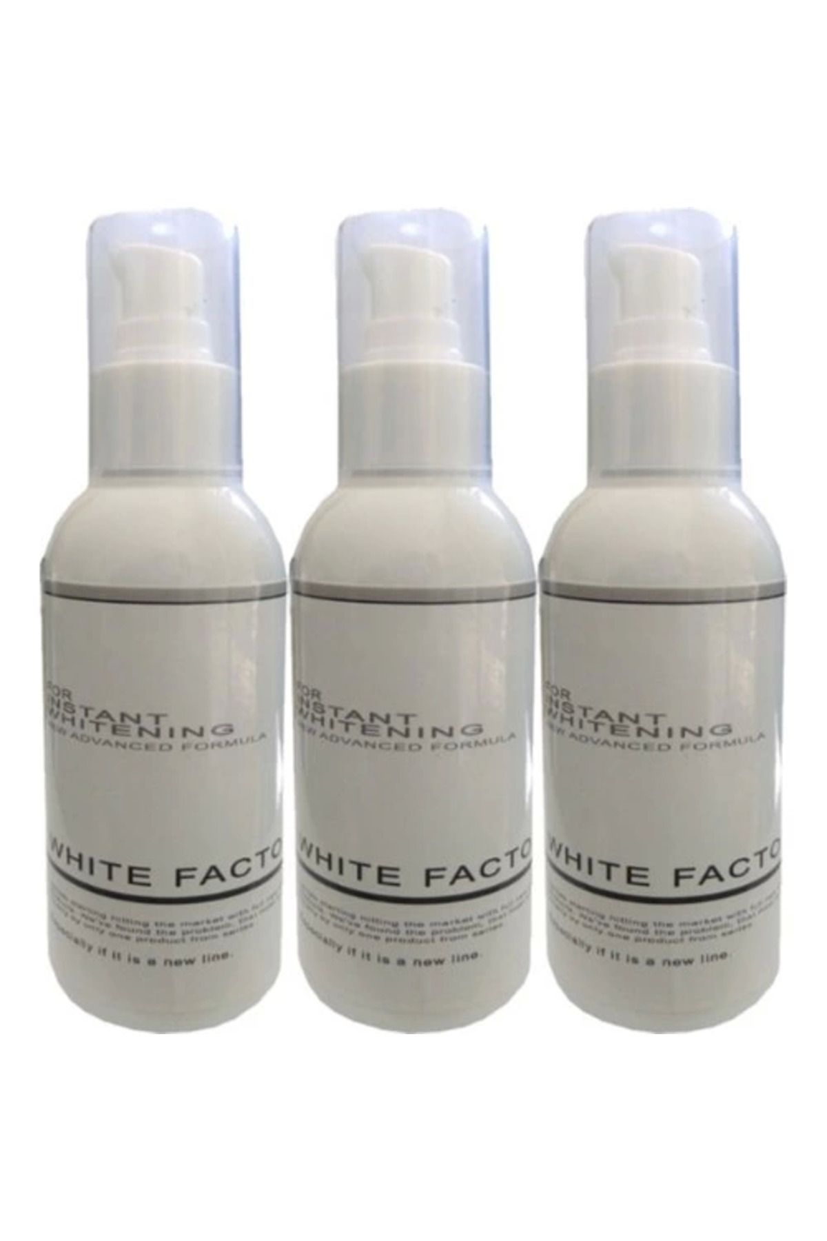 hayalimsah White Factor 3 Adet White Factor For Instant Whitening Beyazlatıcı Açıcı / 3X120 ml Krem ANMYN103