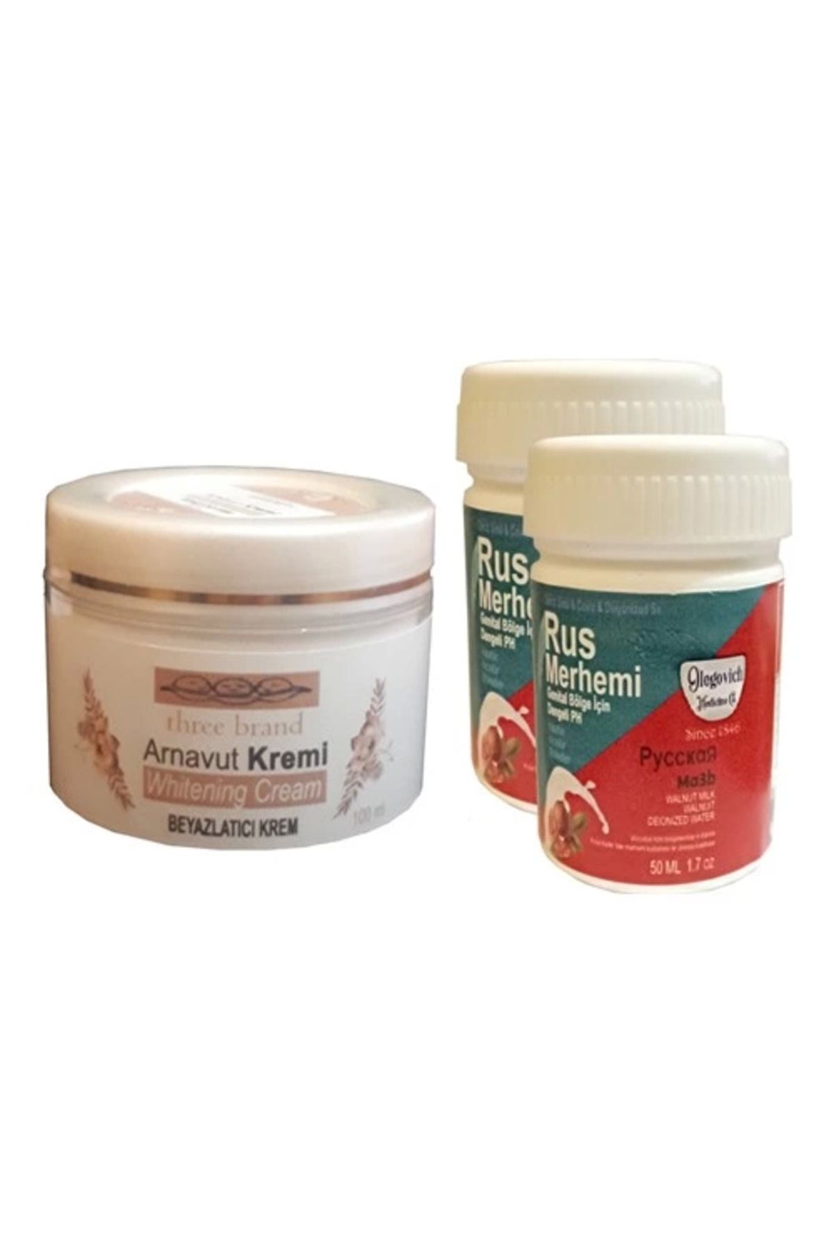 Heez Three Brand Arnavut Kremi + Rus Merhemi 50 ml