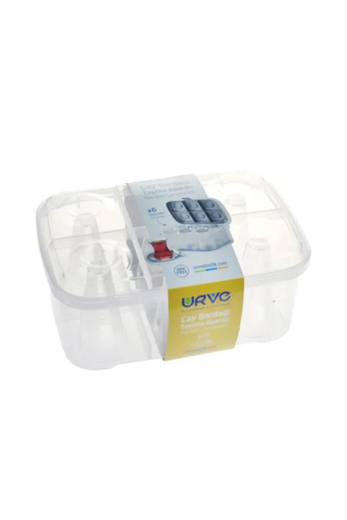 cevheri store Çay Bardağı Taşıma Aparatı X6 Seperatör