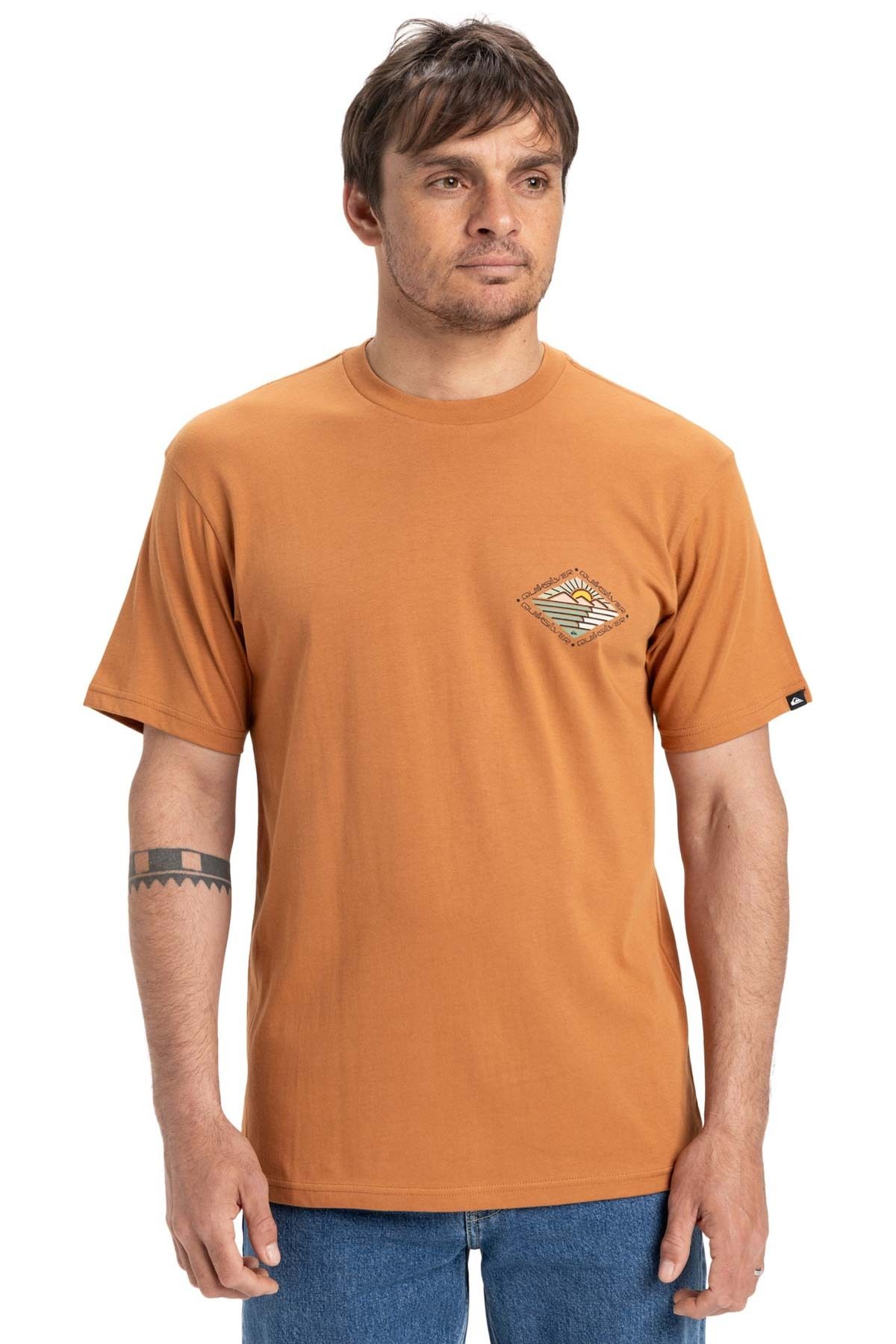 Quiksilver EVO FUTURE ISLANDS SS Turuncu Erkek Kısa Kol T-Shirt