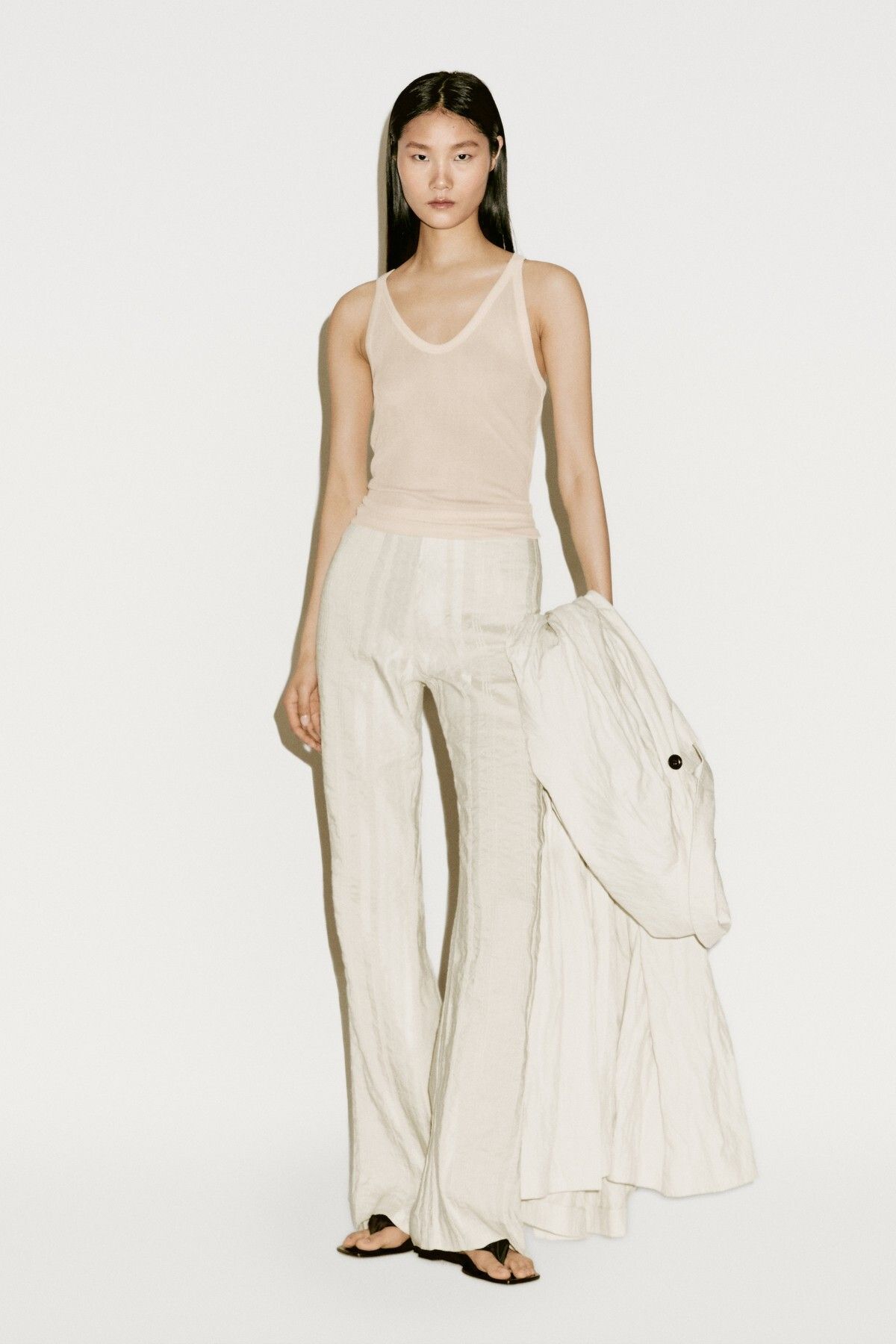 Massimo Dutti %100 has ipek askılı top - Limited Edition