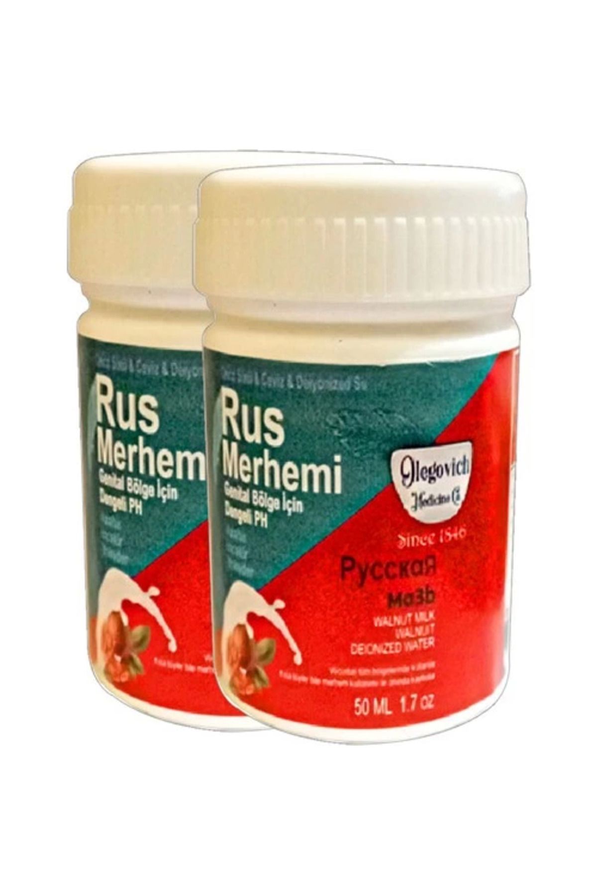 E&E Home Valnut Milk & Walnut Russ Merhemi 2 Adet x 50 ml Kadın Özel Yerler Tüylere Krem - 000031KI