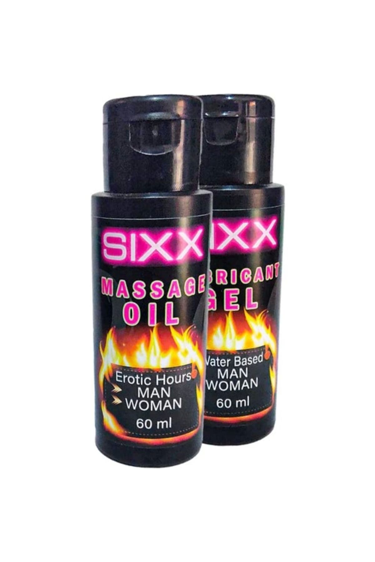 hayalimsah Sixx 60 Ml Naturel Masaj Yağı Ve 60 Ml Iubrikant Krem