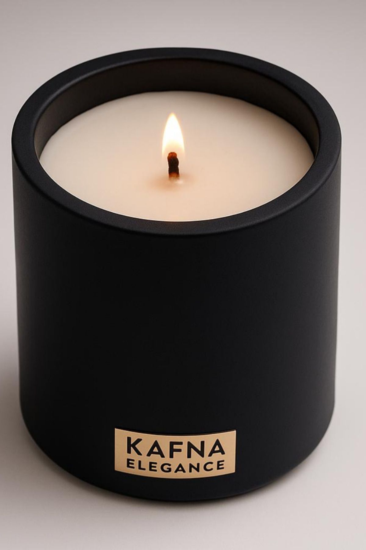 KAFNA Kahve Kokulu %100 Soya Wax Bitkisel Beton Mum