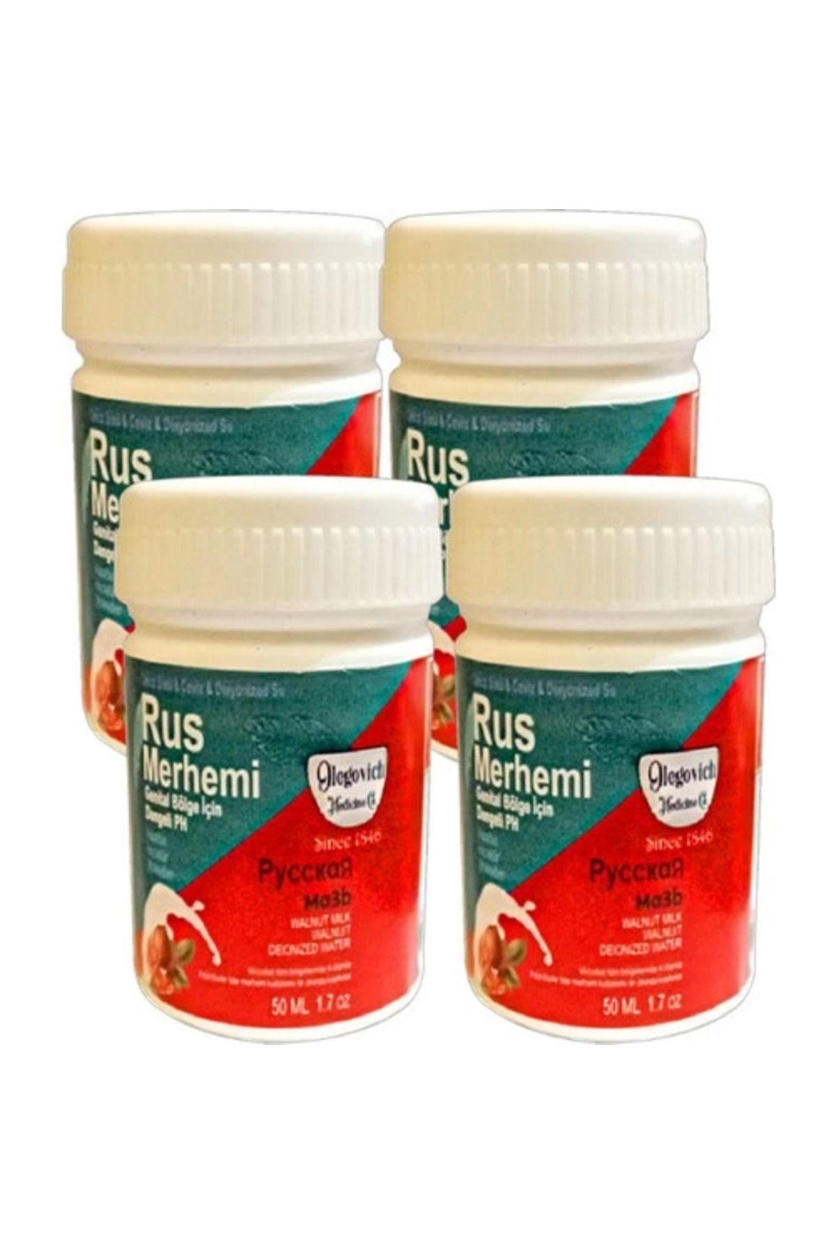 hayalimsah Glegnd Özel Yerler Tüylere Krem Valnut Milk & Walnut 4 Adet Russ Merhemi 50 ml Kadın