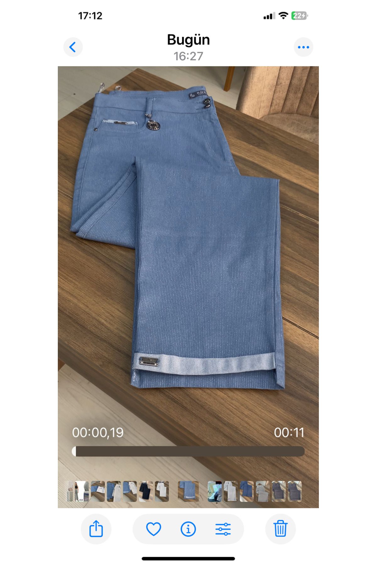 Hey Butik Büyük Beden Kadın Pantolon Sim Ve Paça Detaylı