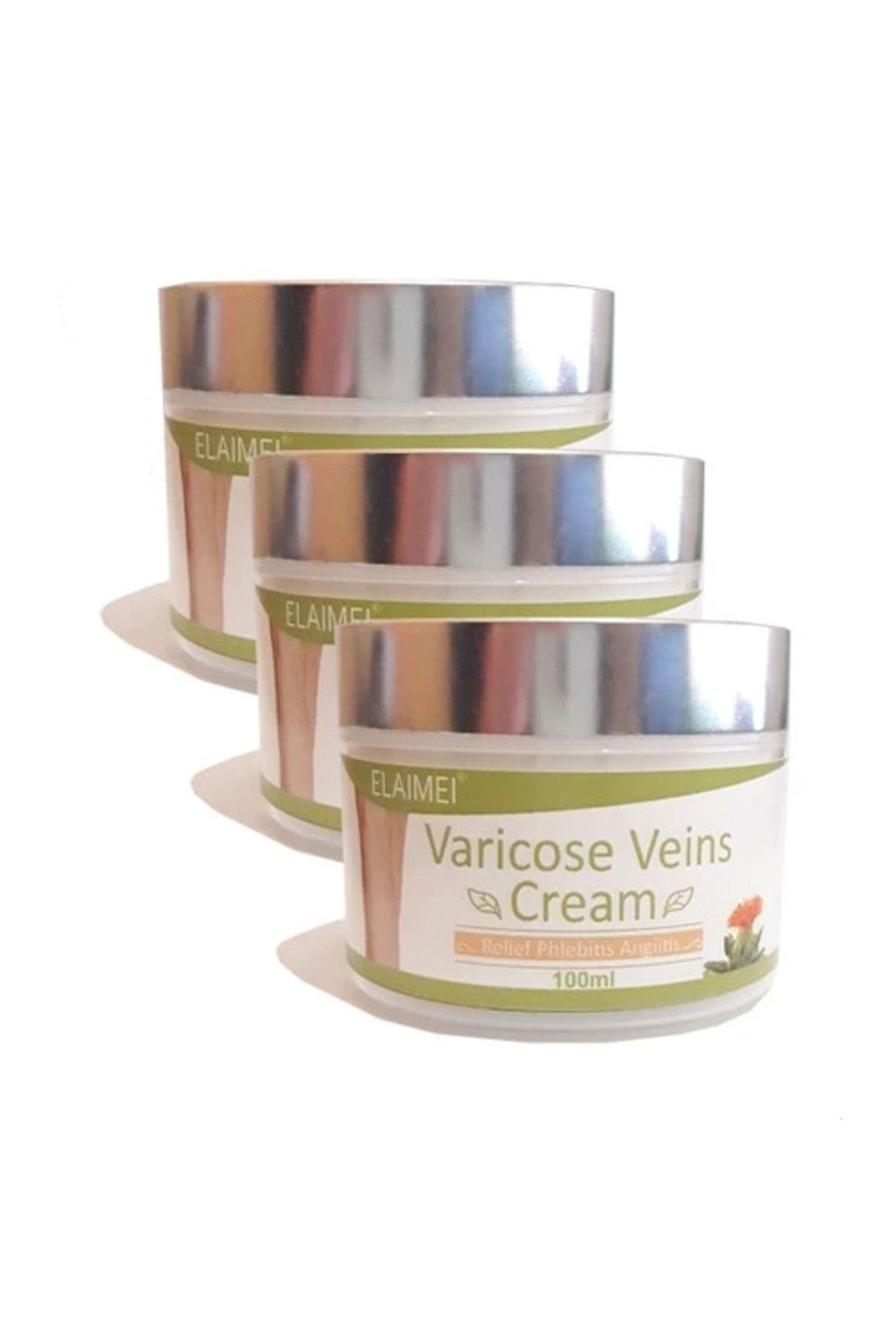 feifei Spider Varicose Veins Cream Bakım Kremi 100 ml 3 Adet