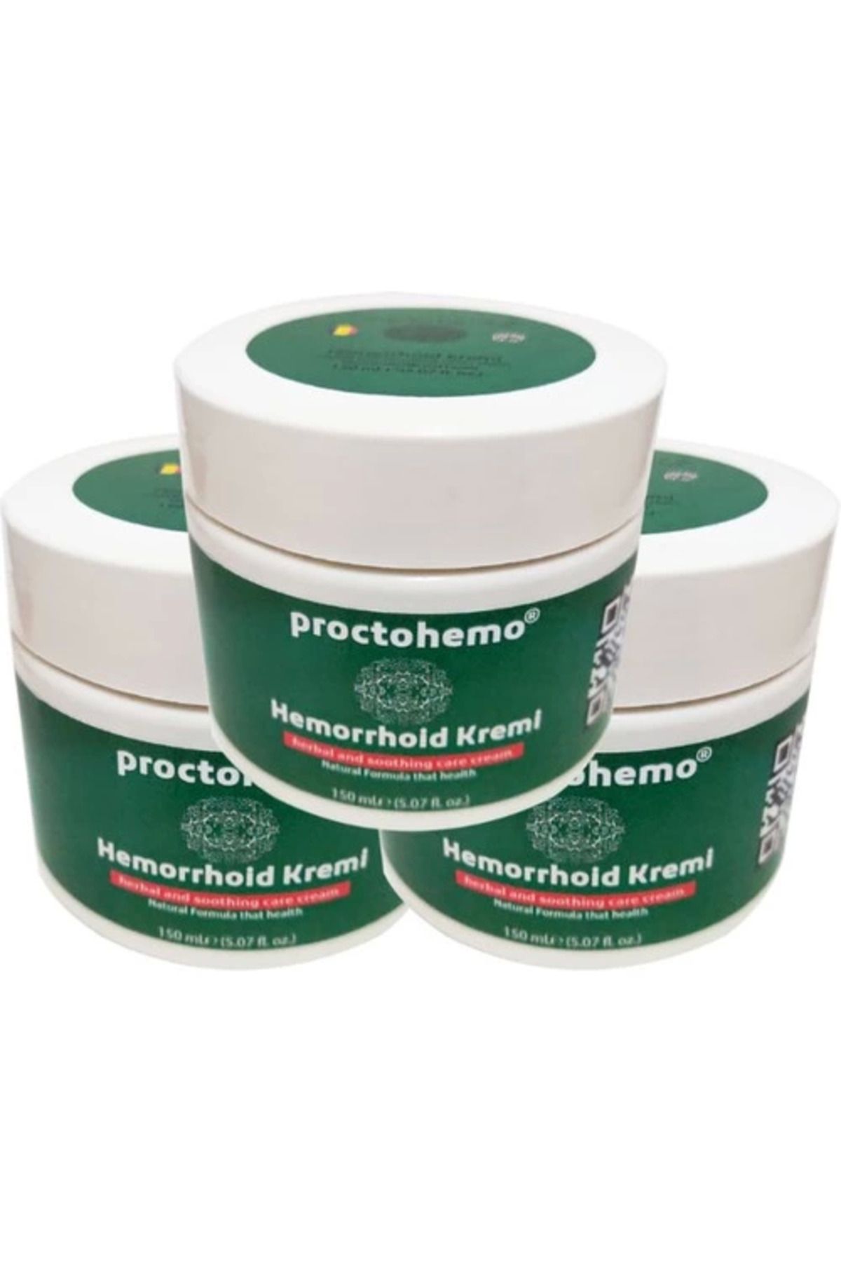 hayalimsah Proctohemo HZNKS039 3ADET 150 ml Büyük Boy Hemor.roidin Cream Kişisel Bağsur Kremi