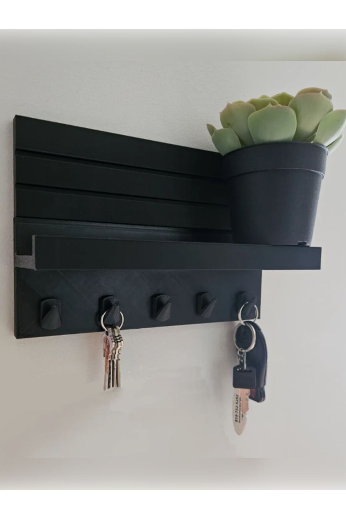 zWorks Duvar Tipi Anahtarlık & Mini Raf Organizer