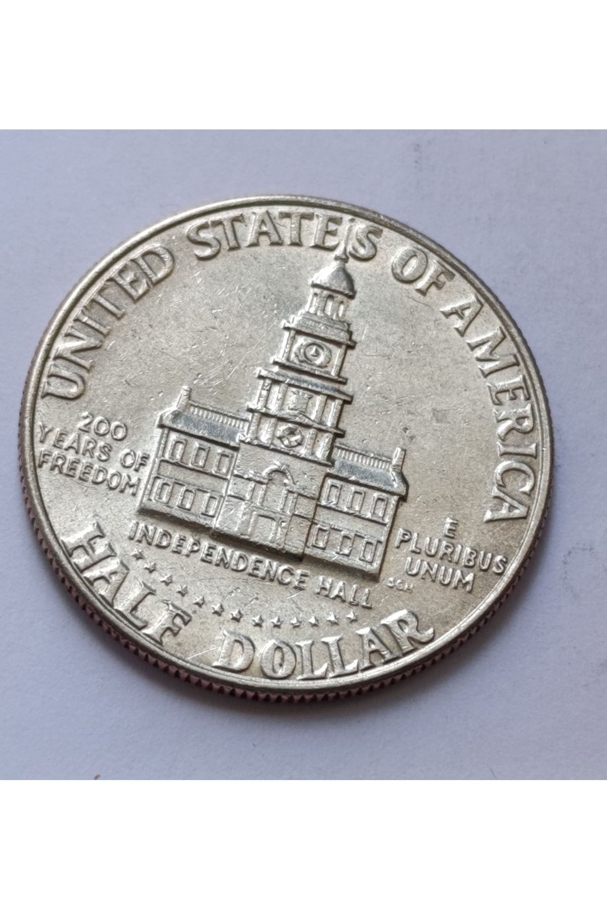 Koleksiyon ABD 1976 BAĞIMSIZLIK HATIRA 1/2 DOLAR ÇİL