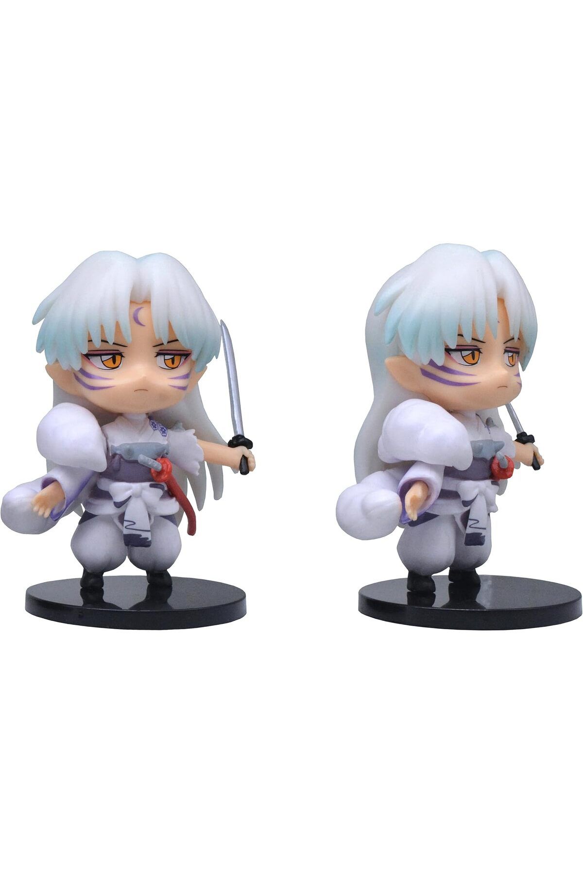 FG KONNİCHİWA Inuyasha Anime figürü Higurashi Kagome Miroku sesshouaction 7 cm Karakter Figür Oyuncak Biblo