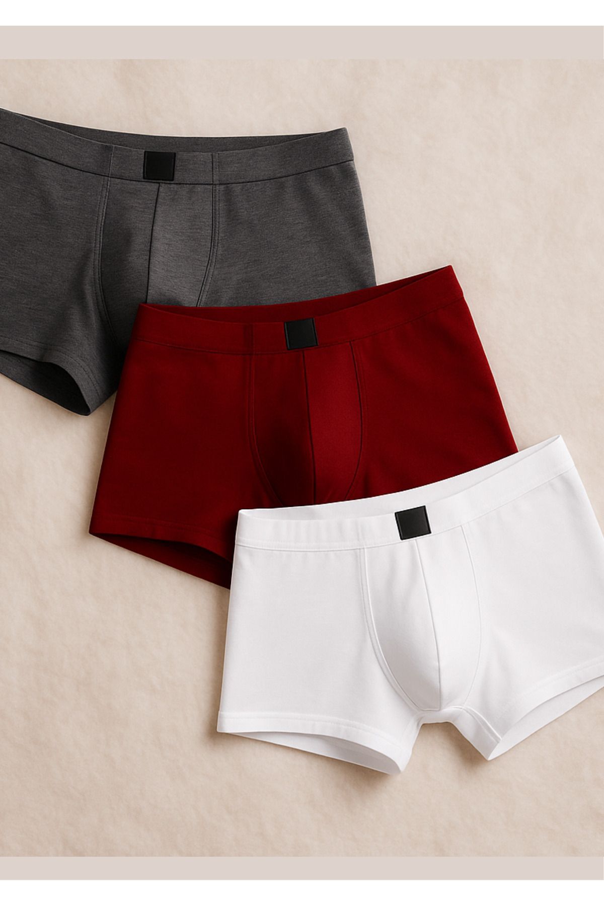 Loule Erkek Bambu & Elastan 3'lü Boxer Set OL.IL16.KE063.001