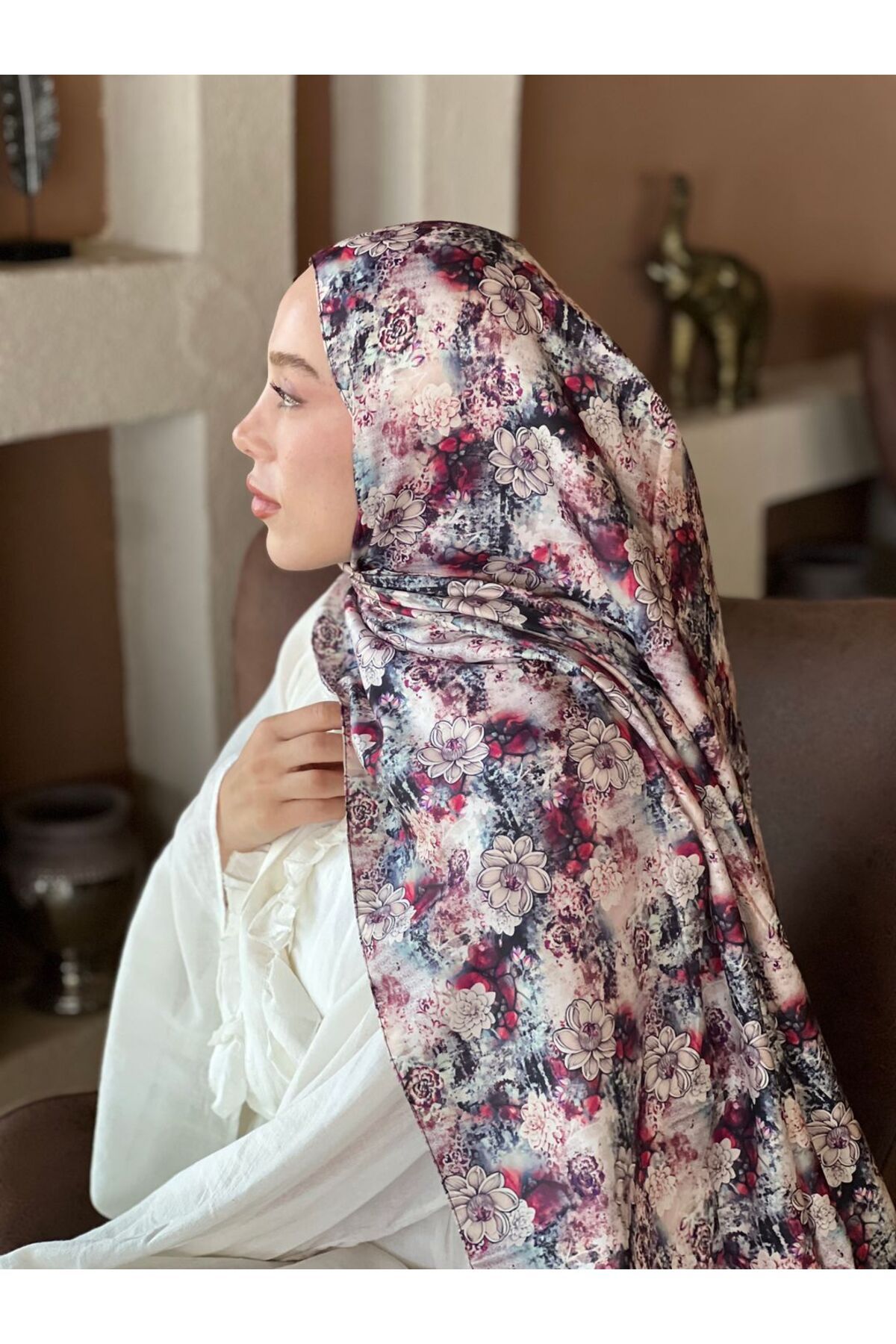 Modakaşmir Zemheri Desen Twill Şal