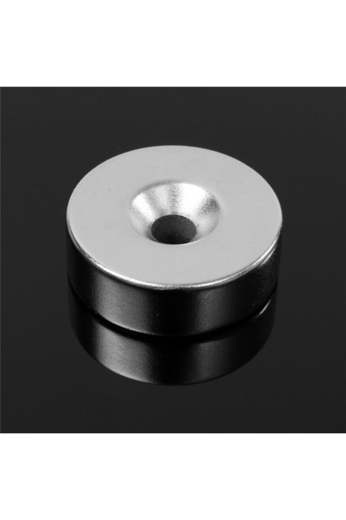 Elioure 30mm x 10/5mm x 5mm Güçlü Havşa Delikli Neodyum Mıknatıs, 5'li Paket