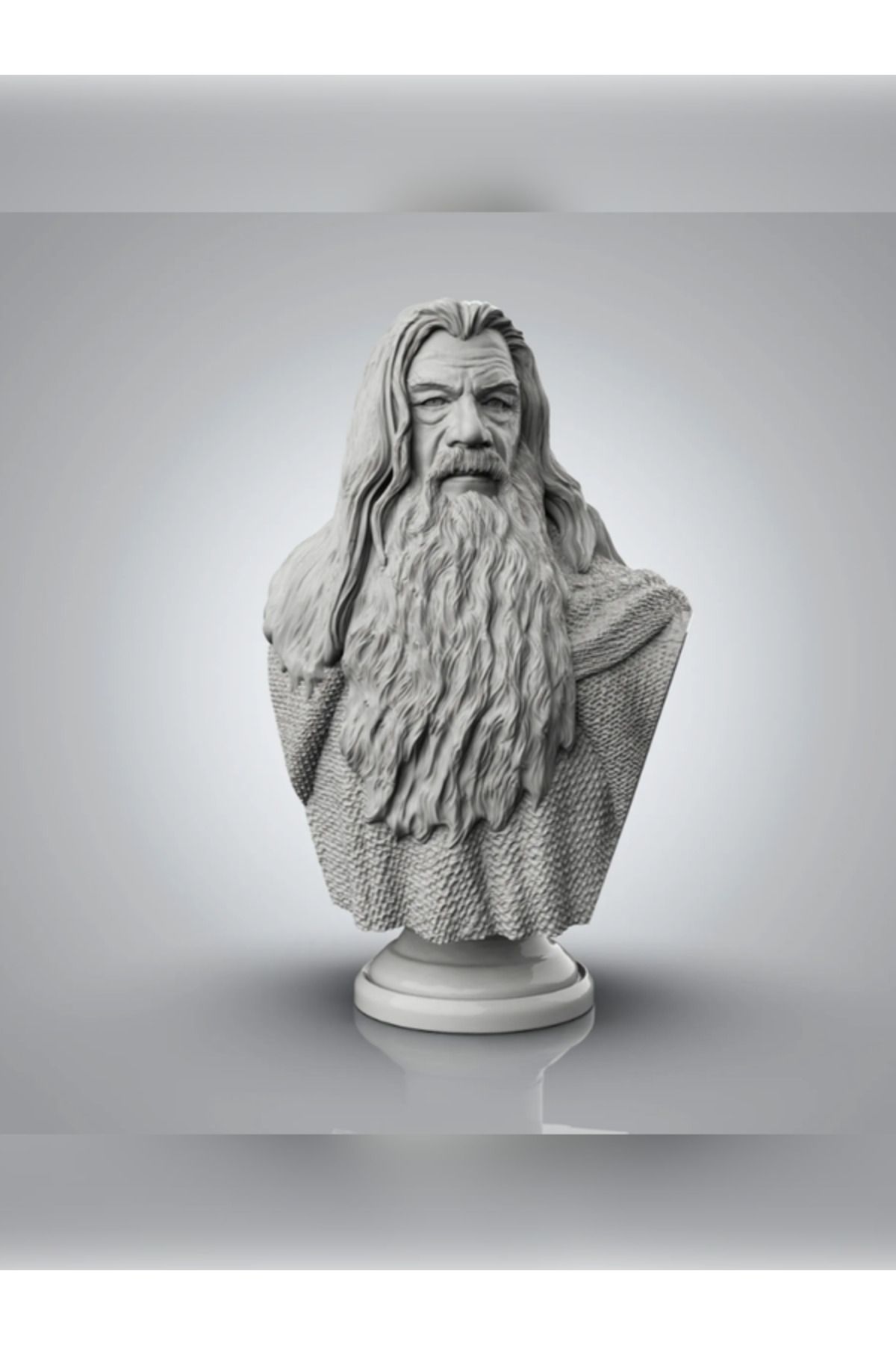 zWorks Gandalf Büstü – Koleksiyonluk Dekoratif Figür