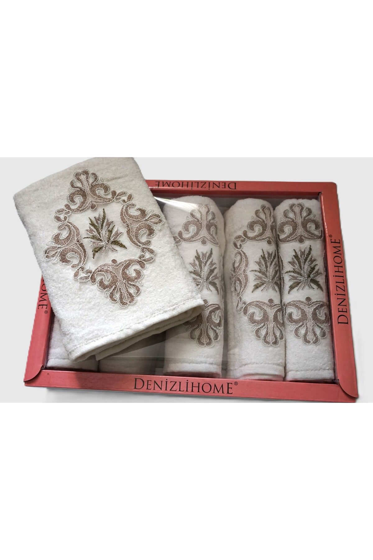 DENİZLİ HOME COLLECTİON 6'lı Set Yüz Havlusu