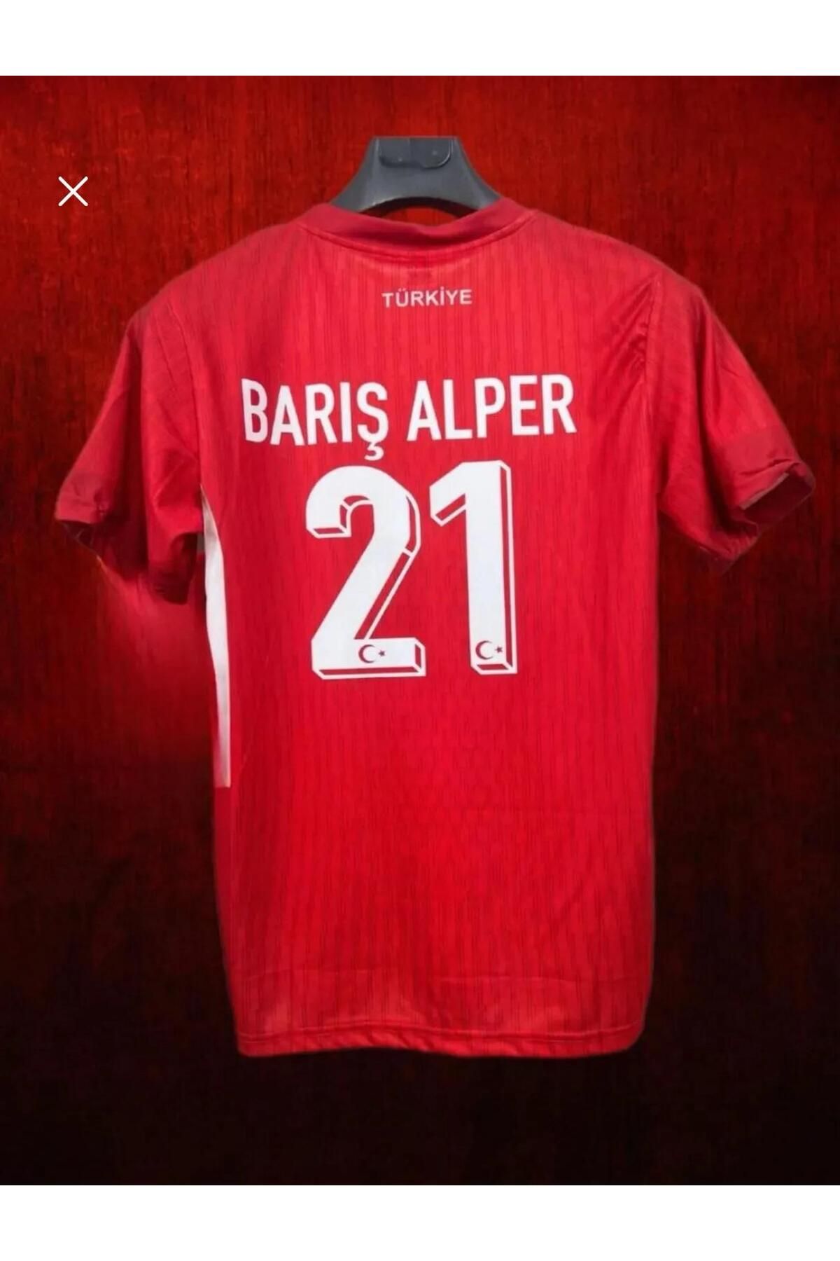 BARBITOS Türkiye Euro 2024 Barış Alper Yılmaz Forması (KIRMIZI)