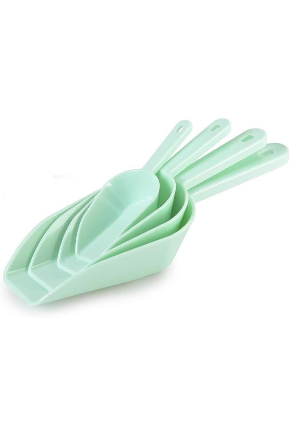 salesalbutik Erzak Küreği, 4 Parça Set (Yeşil)