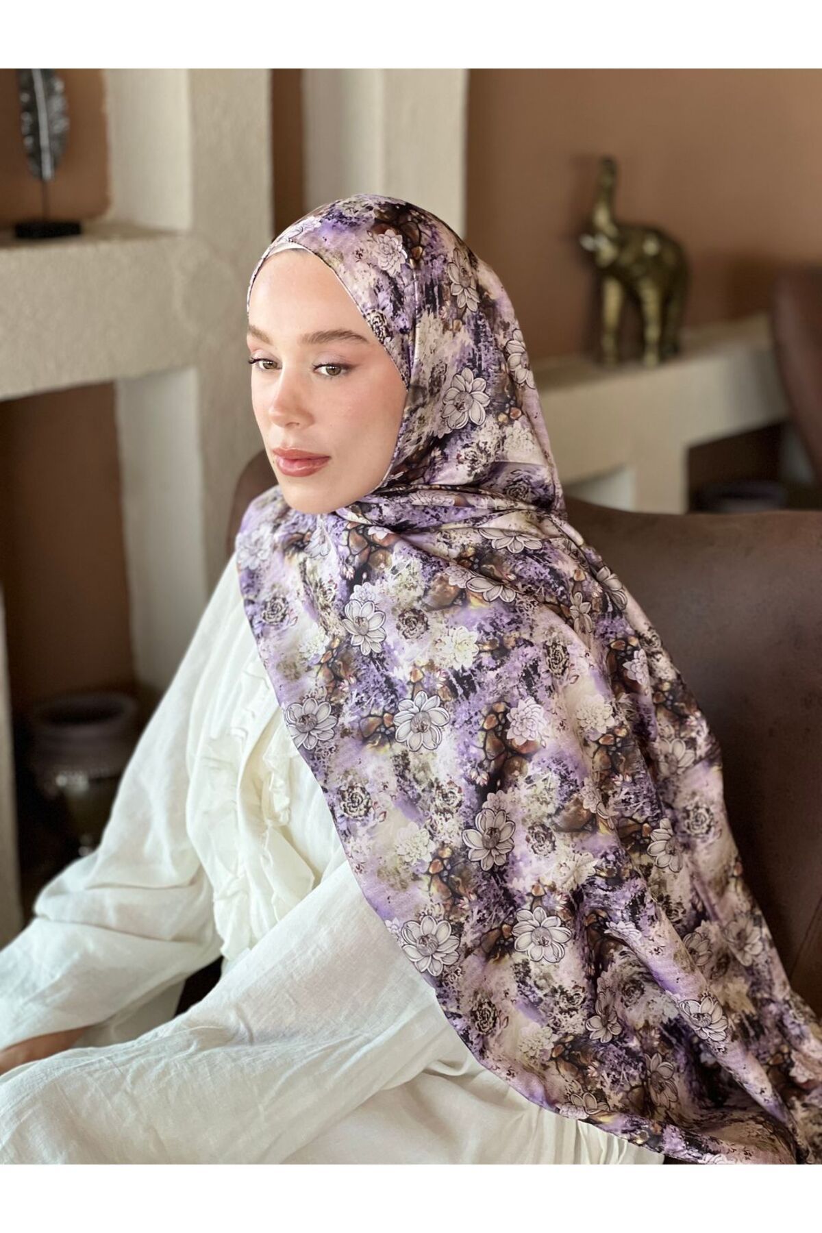 Modakaşmir Zemheri Desen Twill Şal