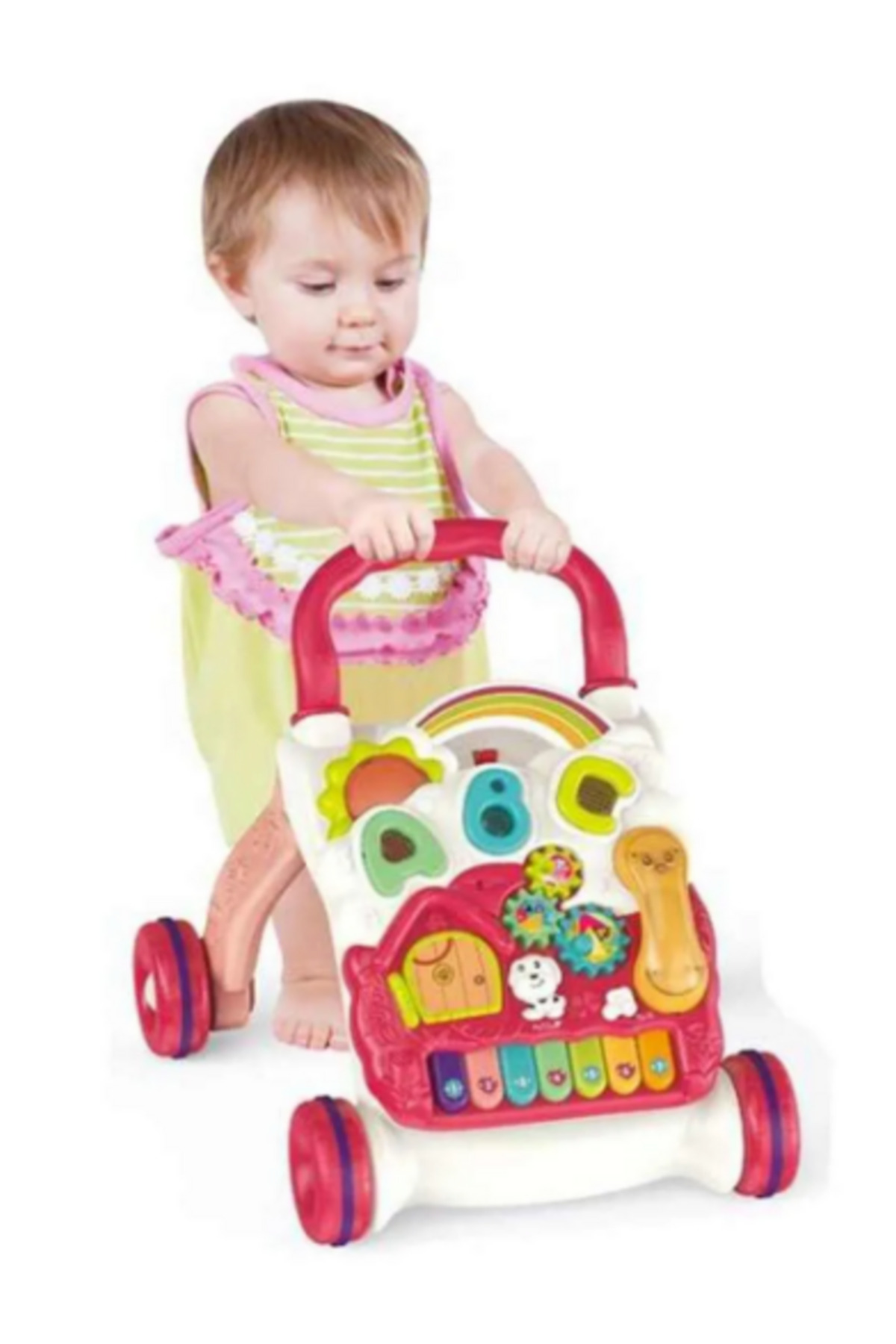 babydoor Toys Piyanolu 4in1 Bebek Yürüteci Eğitici Aktivite Oyun Masası Yürüteç fotoğrafı 2 (önizleme)