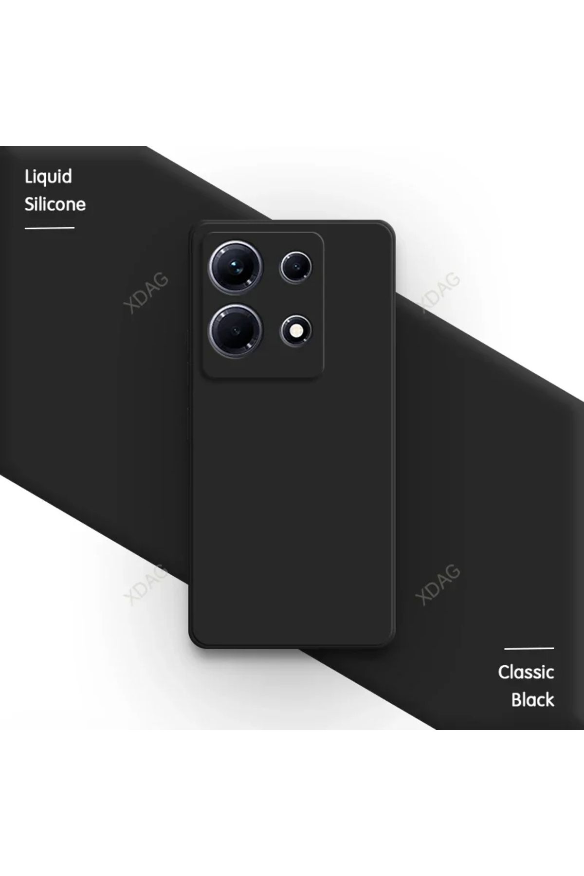 GRABONO İnfinix Note 30 VIP Kılıf Kamera Korumalıdır Kadife İç Kaplama Mat Premium Seri