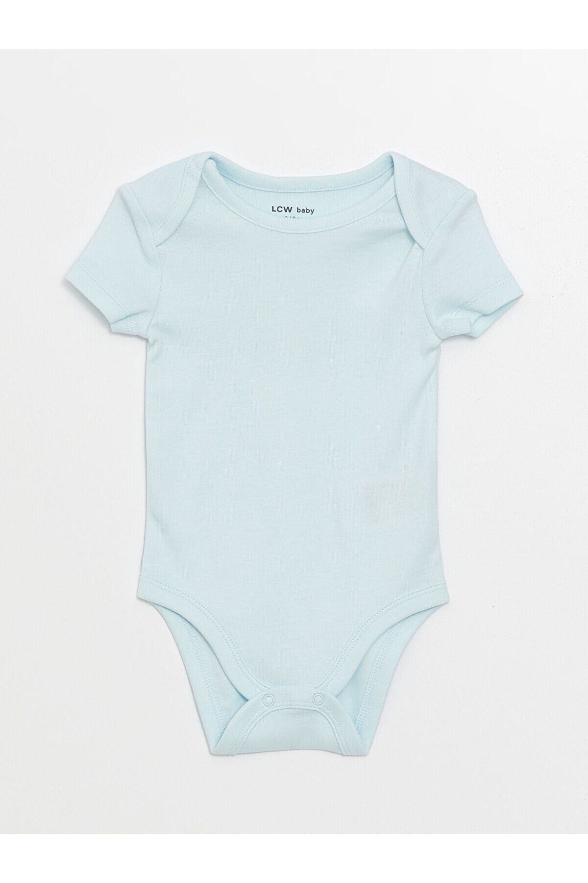 LC Waikiki Bisiklet Yaka Erkek Bebek Çıtçıtlı Bodysuit