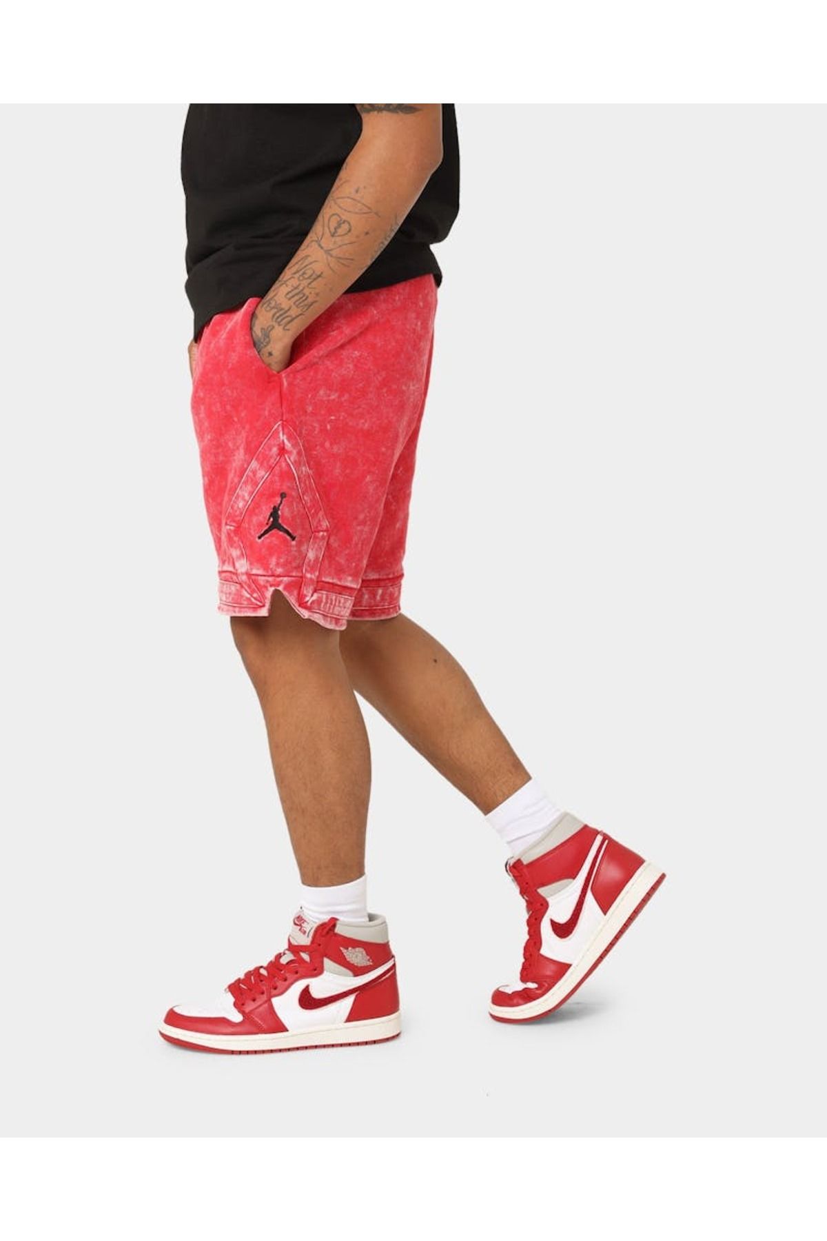 Nike Jordan Essential Statement Washed-Out Fleece Premium Erkek Şort ( DMK SPOR)