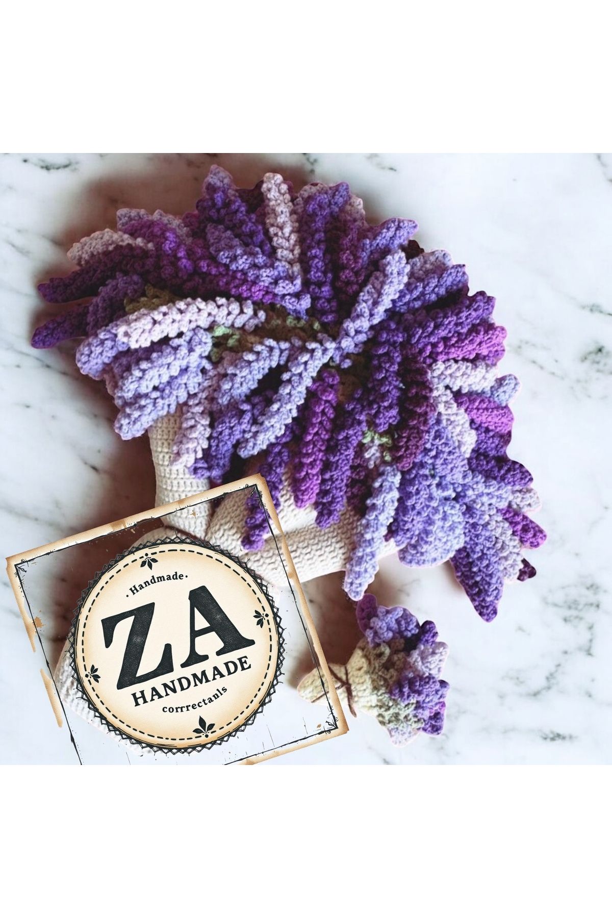 ZAHandmade Lavanta şal buketi