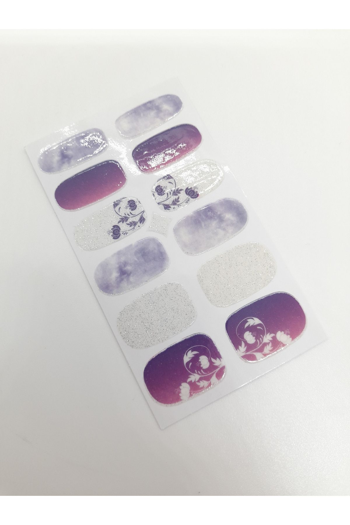 BBeauty Jel Tırnak Etiketi Kendinden Kolay Yapışkanlı Desenli Uvsiz Gel Nail Stricker