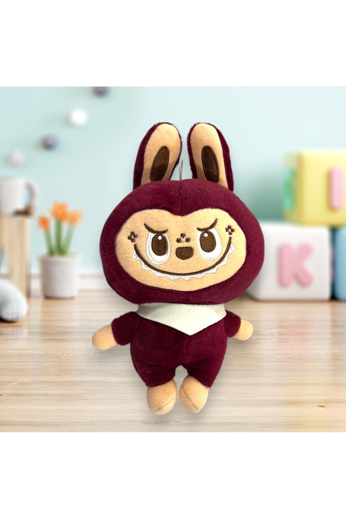 MİLKYADATOYS Sevimli Labubu Canavarlar Peluş 28 cm 3 asorti