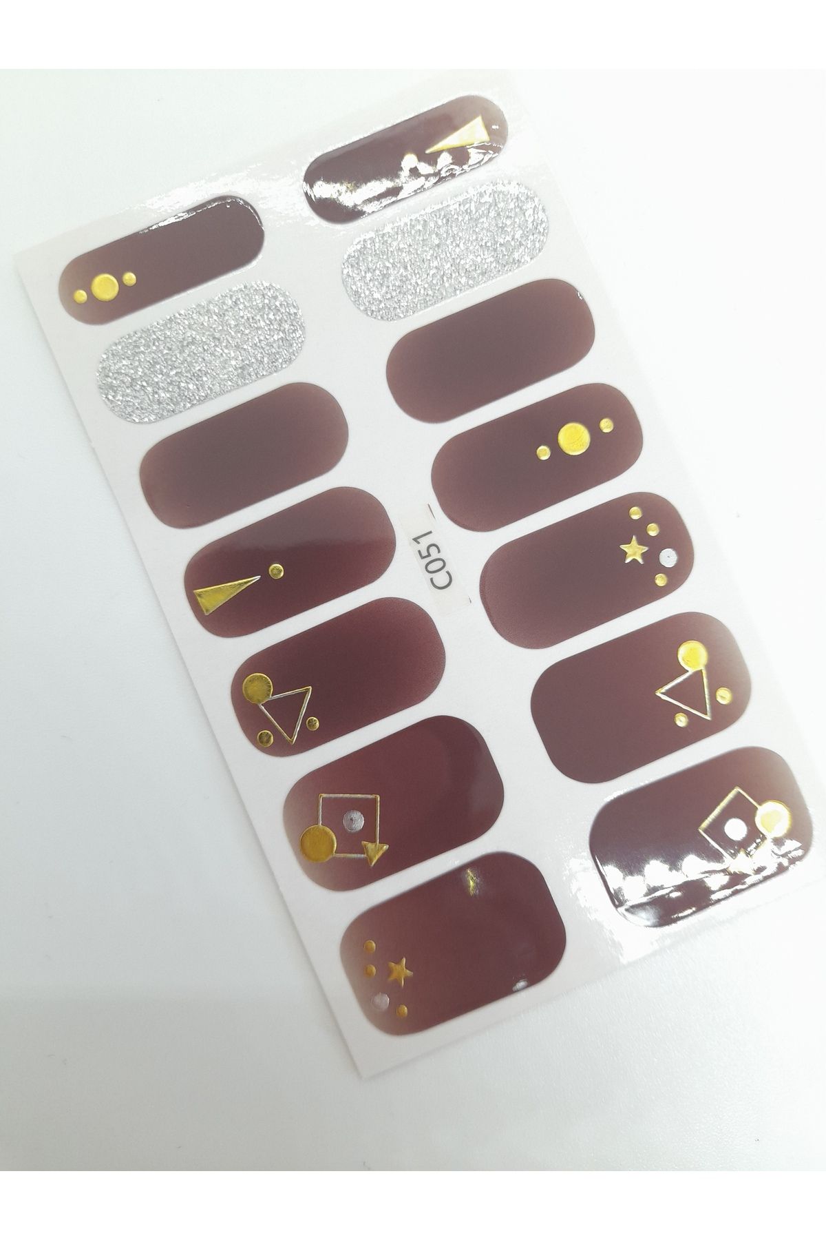 BBeauty Jel Tırnak Etiketi Kendinden Kolay Yapışkanlı Desenli Uvsiz Gel Nail Stricker