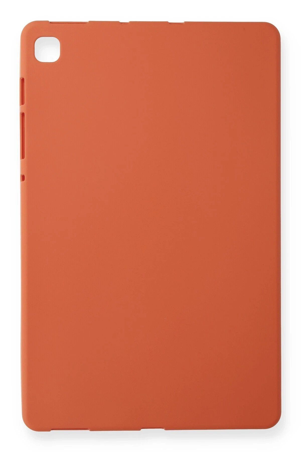 CepteToptan Newface Samsung Galaxy P610 Tab S6 Lite 10.4 Kılıf Evo Tablet Silikon - Turuncu
