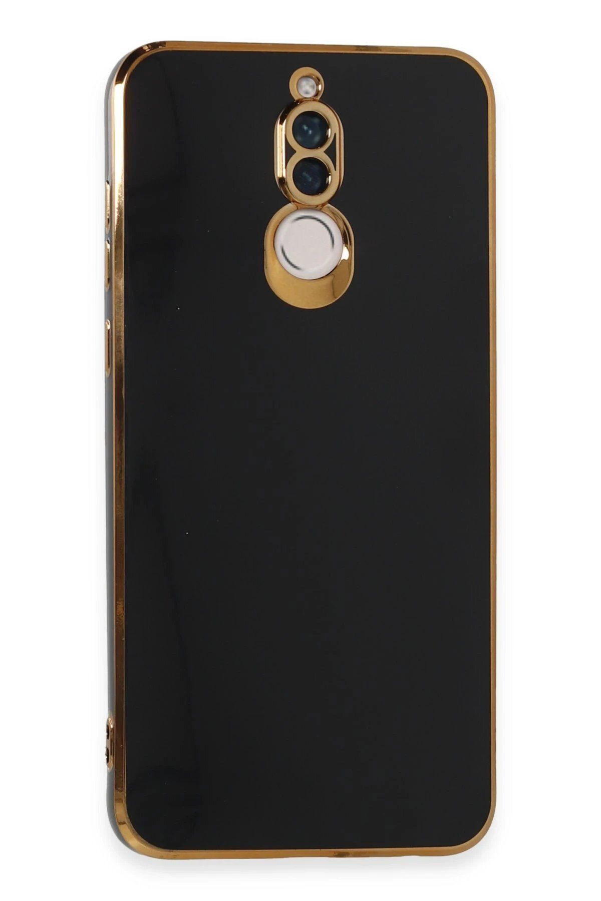 Balesso Newface Huawei Mate 10 Lite Kılıf Volet Silikon - Siyah