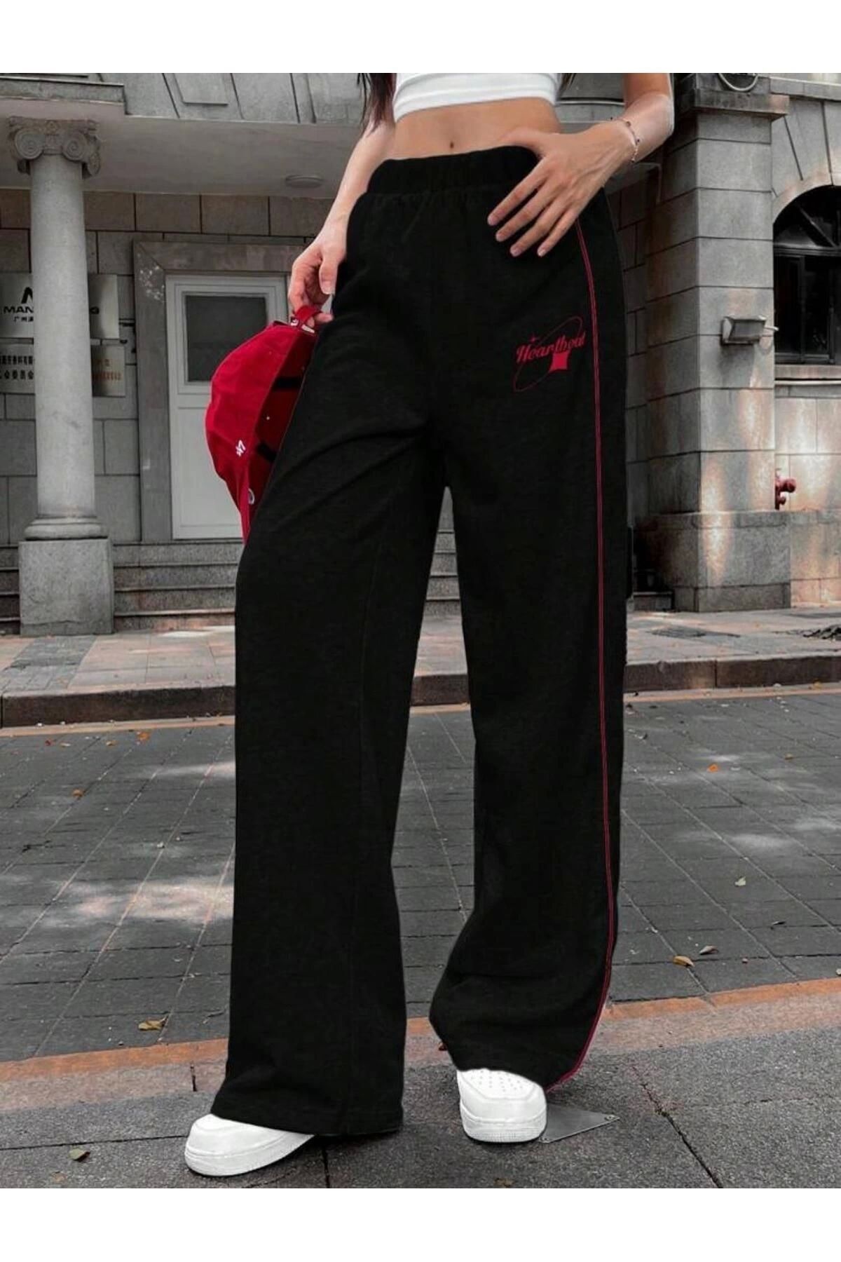 Gofeel HeartBeat Oversize Bel Lastikli Baggy Eşofman Altı