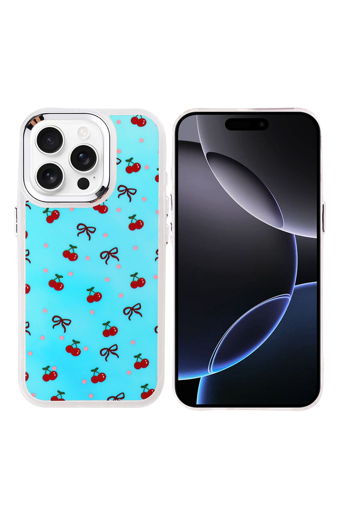 Rivor Apple iPhone 16 Pro Max Uyumlu Kılıf Kamera Çıkıntılı Airbag Tasarımlı Desenli Premium Kapak