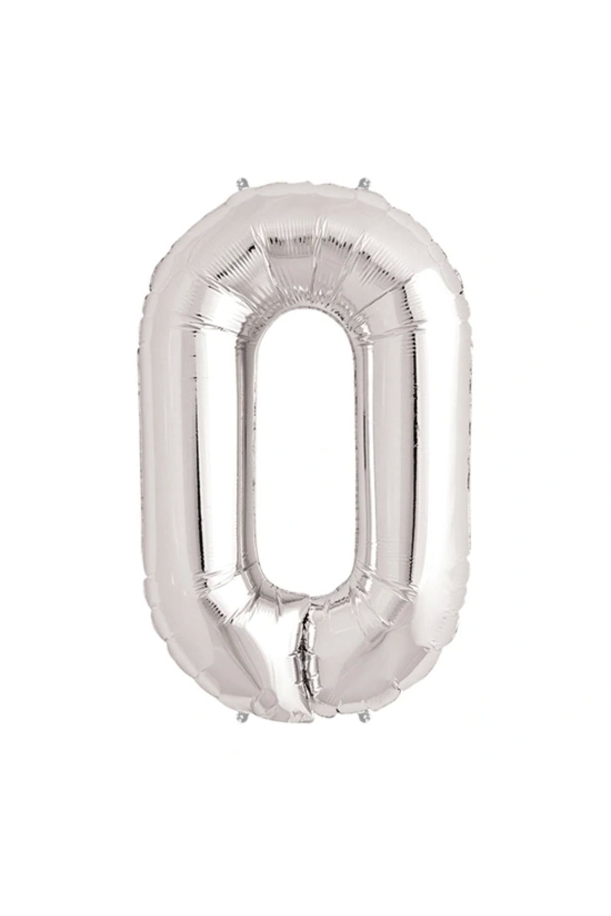 shopwave 0 Rakam Folyo Balon Gümüş 40 inç (5047)