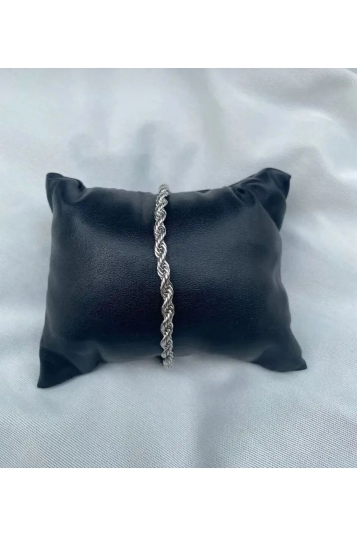 hy collection UNISEX ÇELİK BURGULU GÜMÜŞ RENK ŞIK BİLEKLİK
