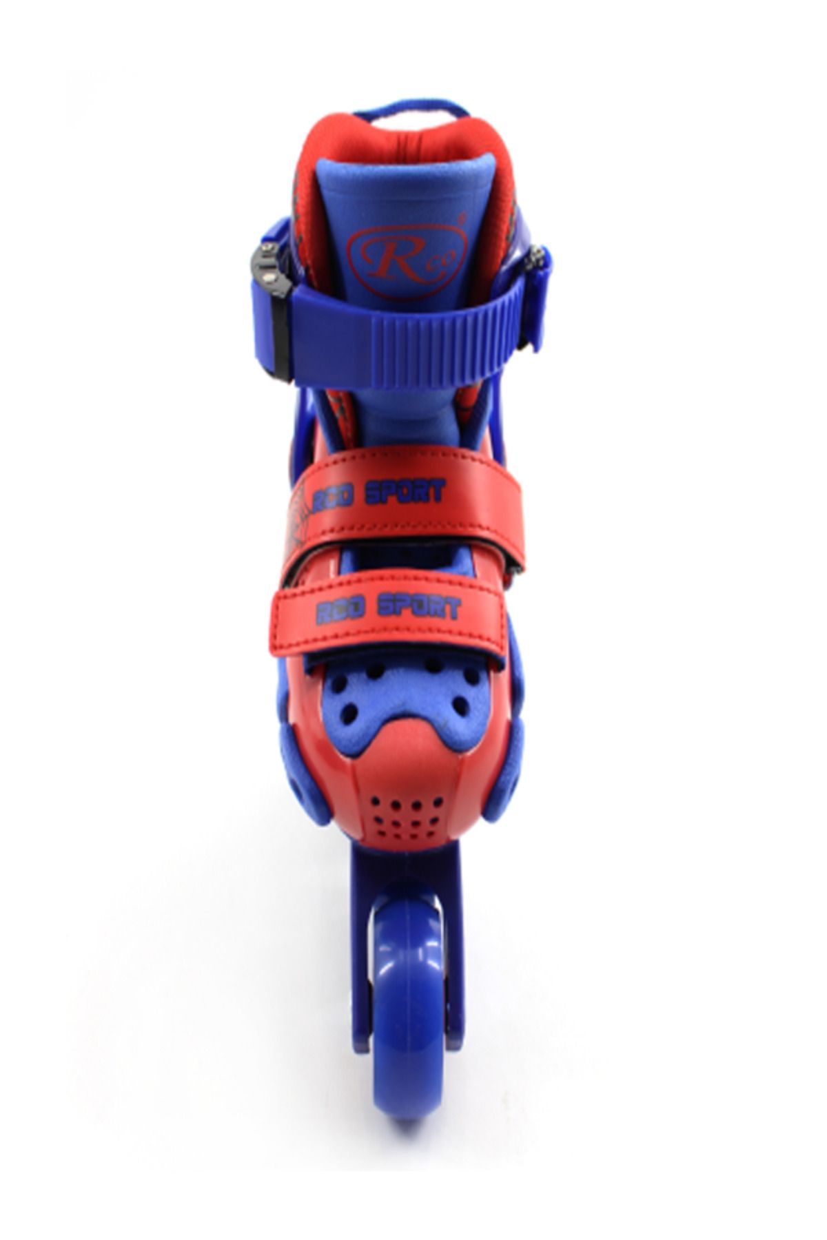 R&Co-Adjustable roller set for children with multiple wheel positioning, size 26-30, Blue 3