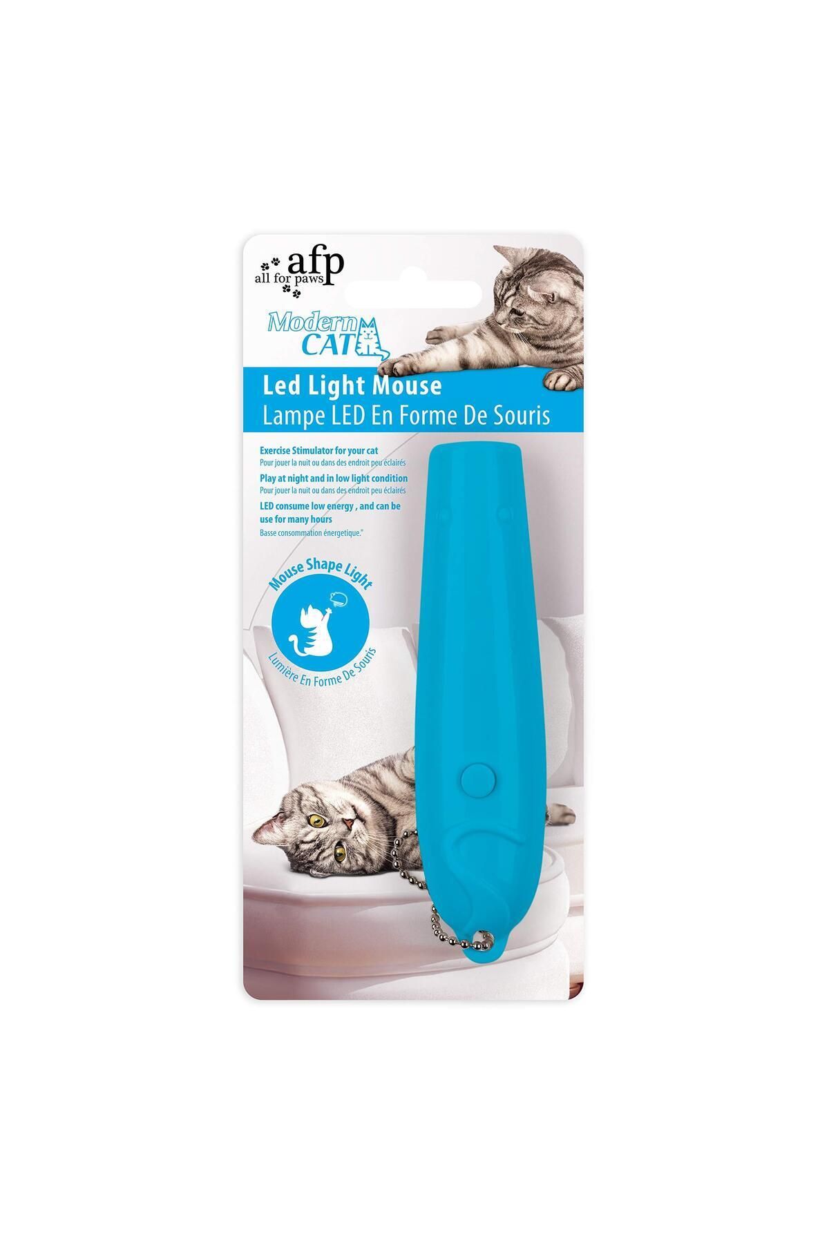 teknotrust Çok Renkli Modern Kedi Oyuncağı, Yansıtıcı Lazer, 12x3x2 cm