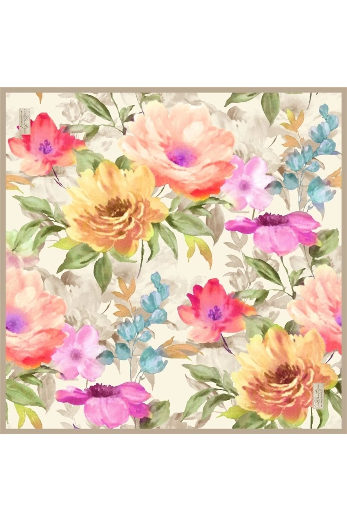LA BOUTIQUE 2375-03 TWIL İPEK 90X90