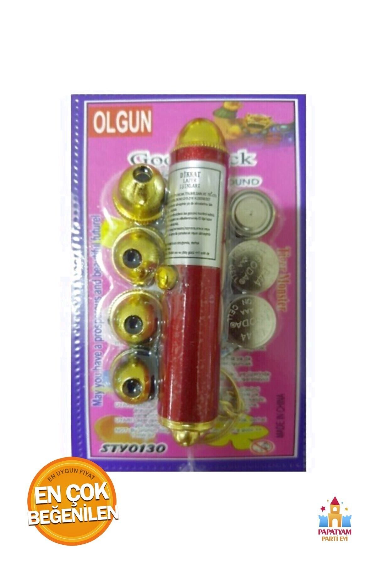 teknotrust Renkli Lazerli Kedi Oyuncağı, Evcil Hayvanlar İçin Eğlenceli Etkileşimli Oyuncak