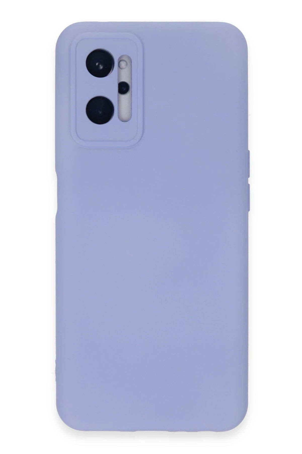 CepteToptan Newface Realme 9i 4G Kılıf Nano içi Kadife Silikon - Lila