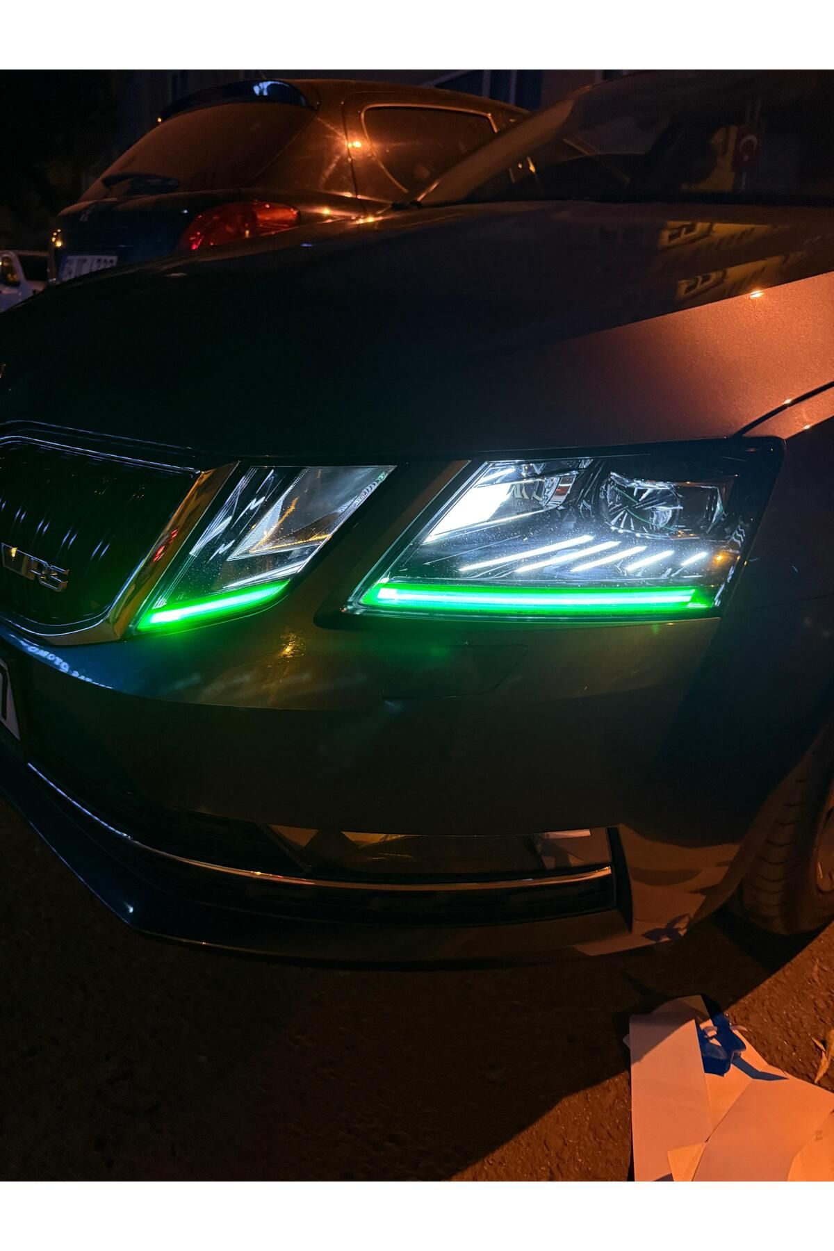 Skoda Octavia Far Sticker Set Yeşil