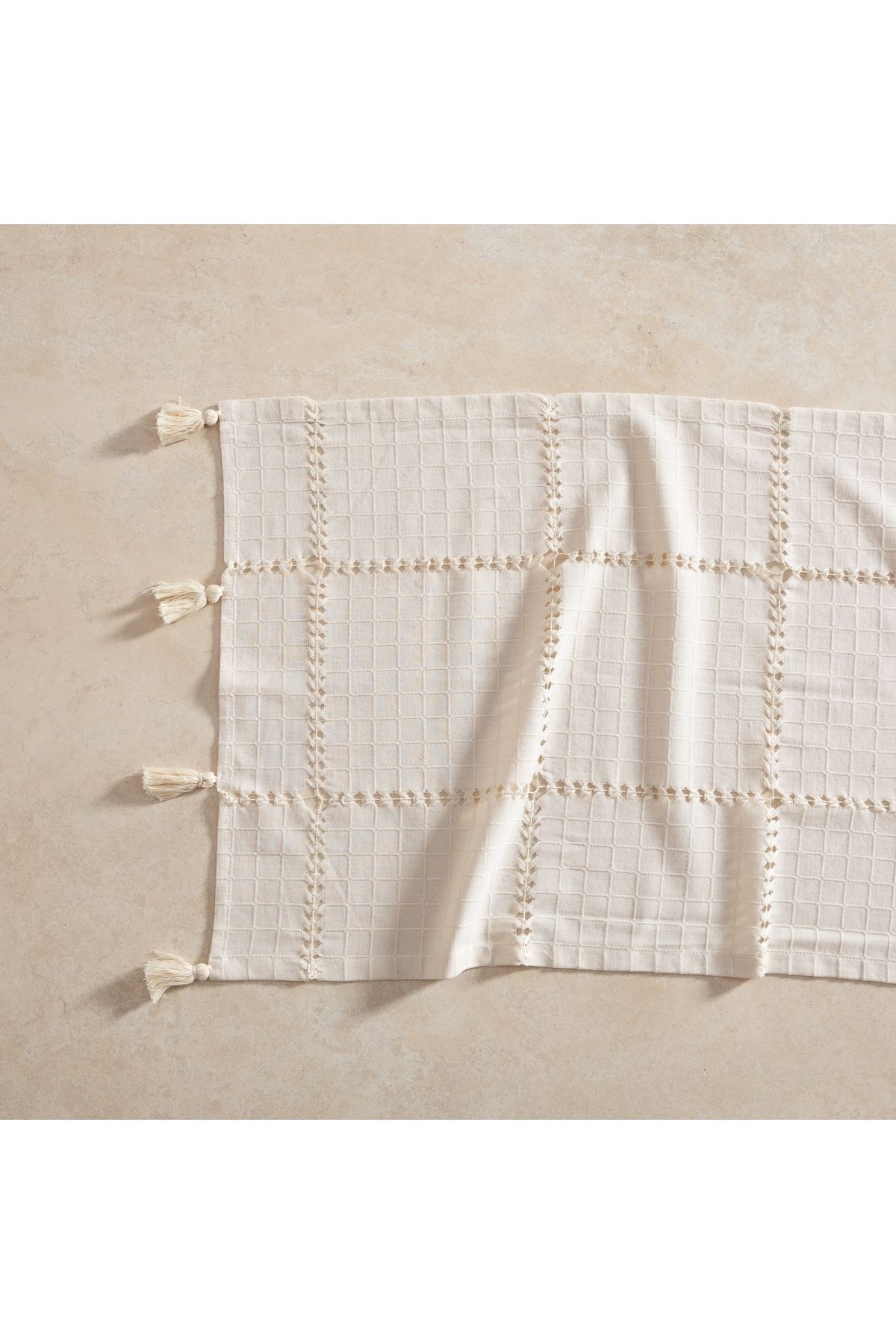 Elioure Ekru Runner 50x130, şık ve kullanışlı ev dekorasyon ürünü