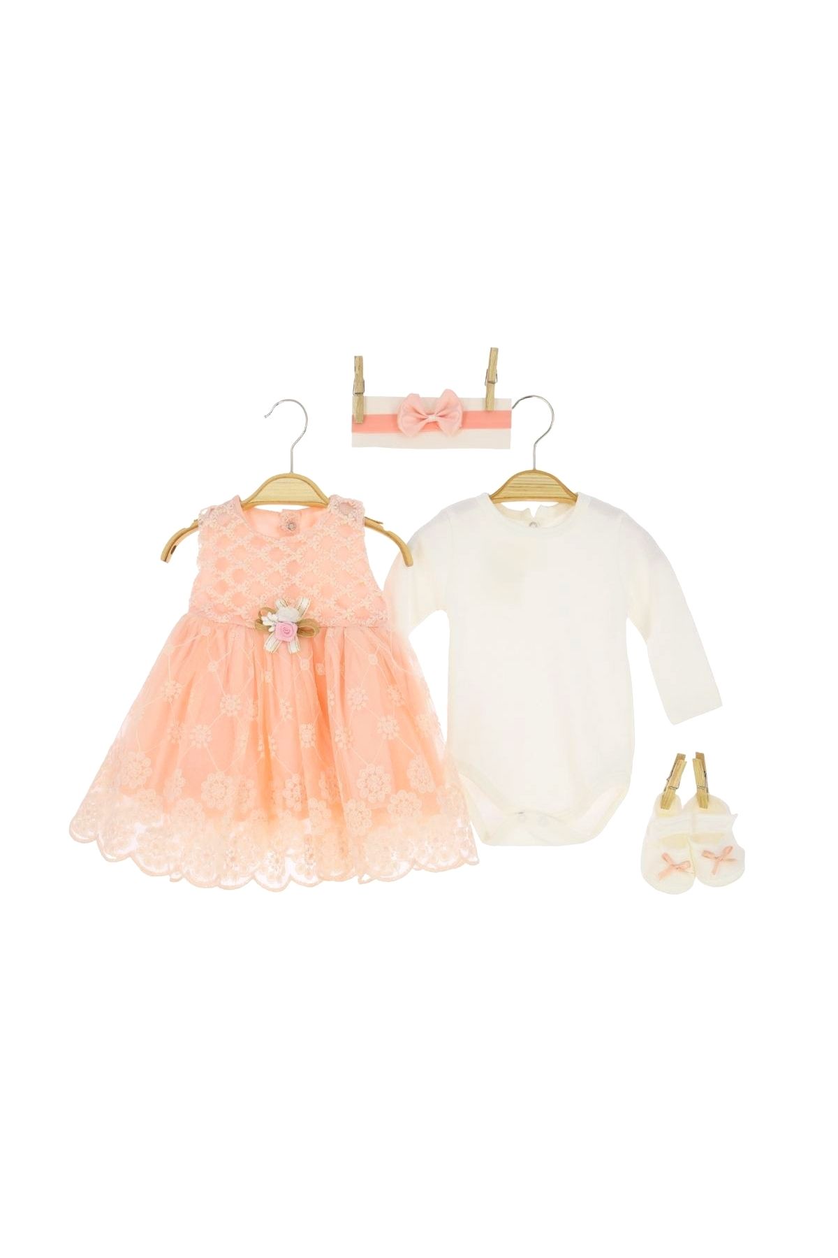 Oyo Store Kız Bebek Mevlüt Elbisesi – 3-6 Ay (Tek Beden)