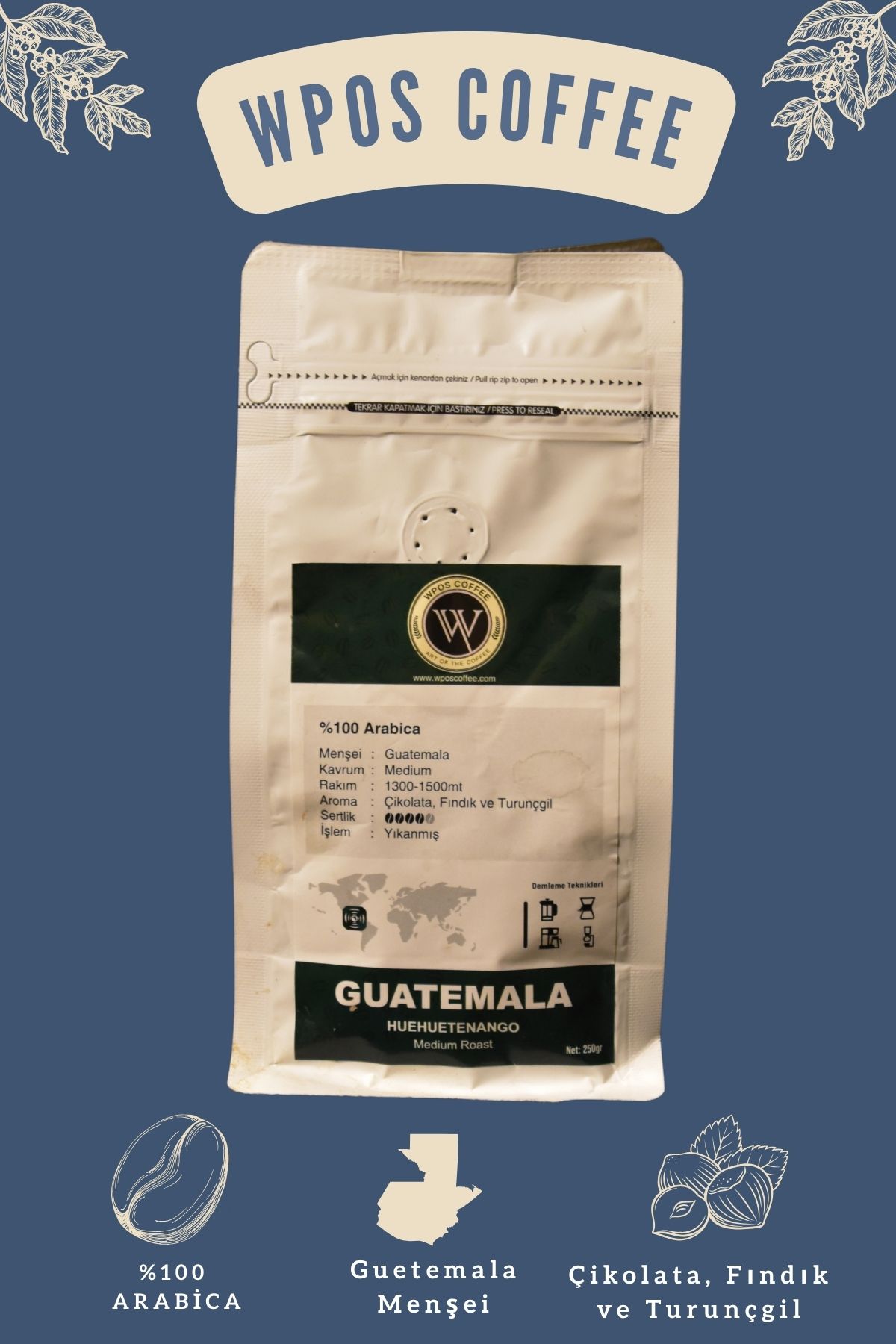 wpos coffee WPOS Premium Guetemala