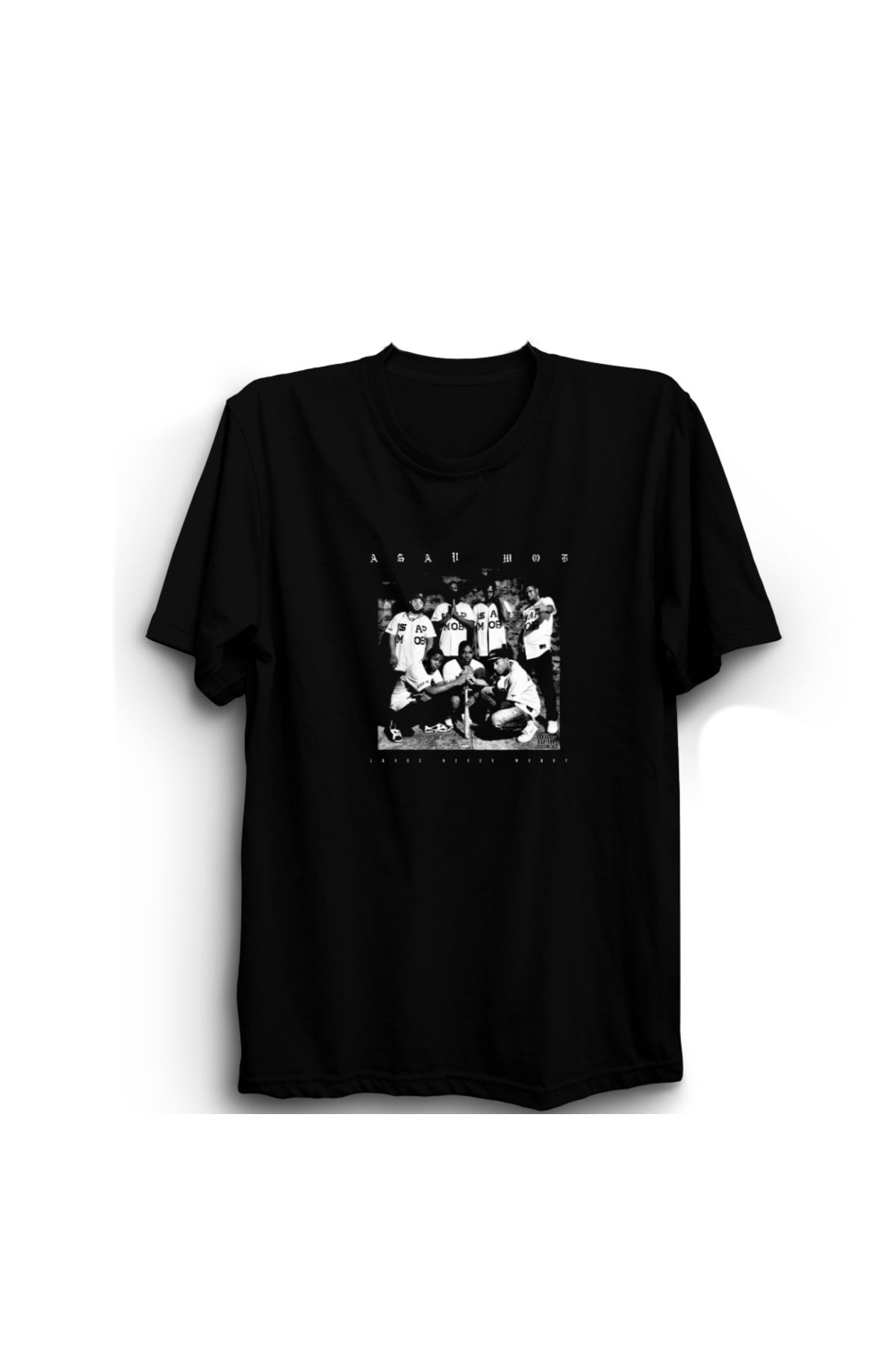 The Fame Asab Mob, Photo, Rap Hiphop Baskılı Unisex %100 Pamuk Tişört