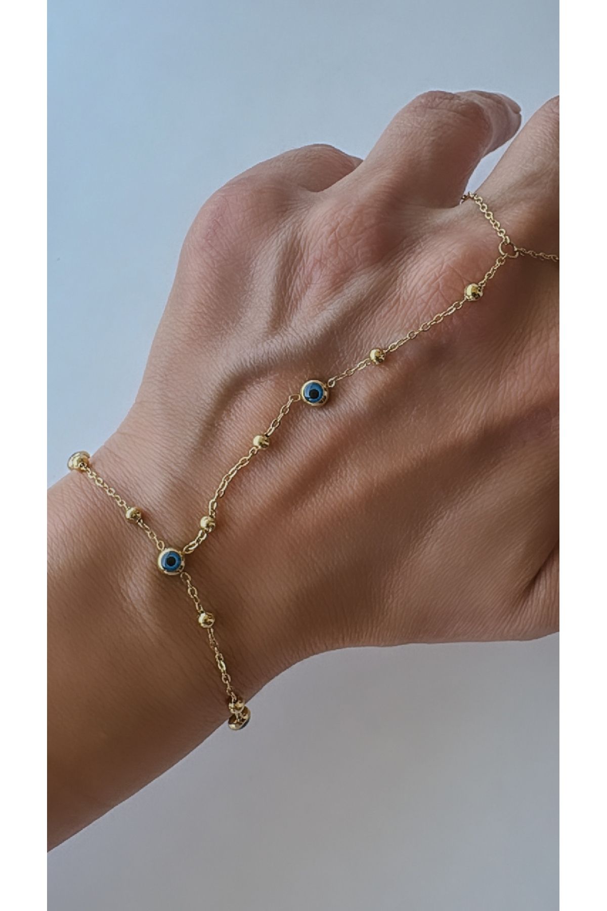 LeyyaJewelry Nazar Boncuklu Çelik Şahmeran