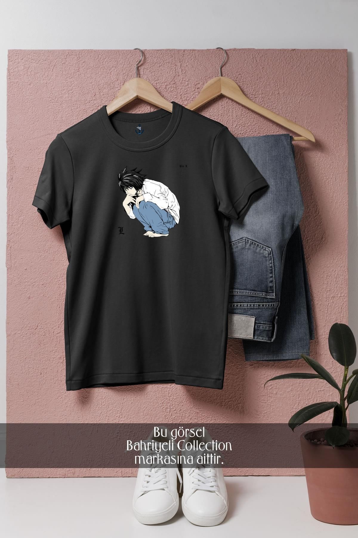 bahriyeli.jpeg Oversize L Anime Death Note Mangaka Homo Sapiens Tasarımlı Unisex T-Shirt