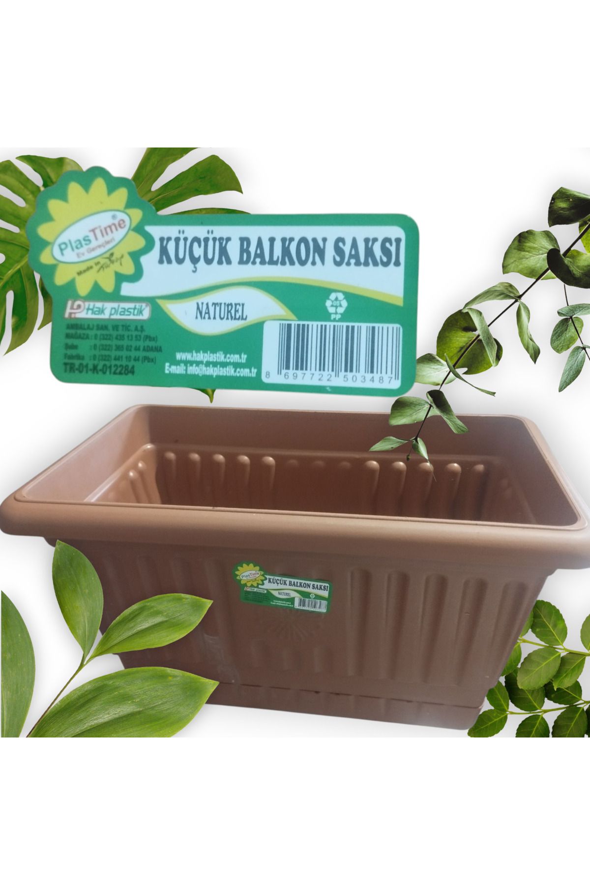 HAK SAKSI BALKON KÜÇÜK BOY NATÜREL PLAS Time
